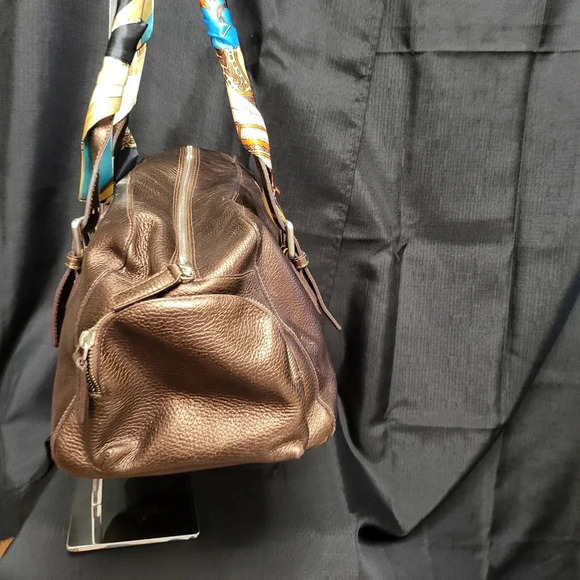 FURLA BRONZE LEATHER SHOULDER BAG - Picture 8 of 16